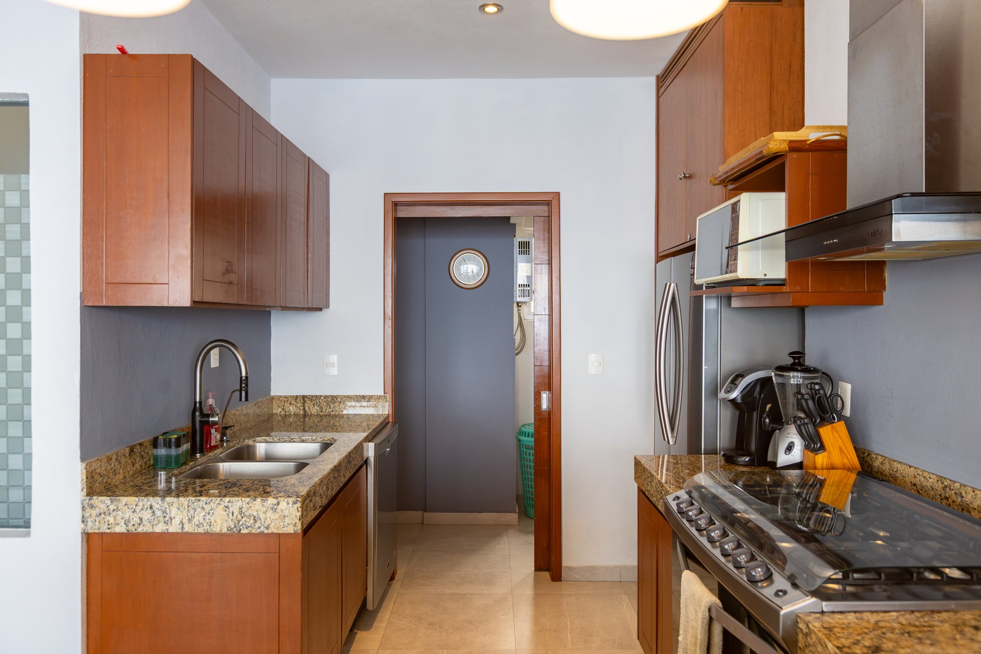 Kitchen toward the entry