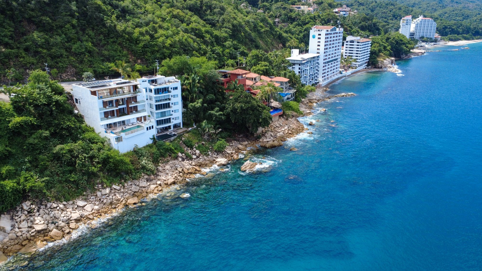 The South Shore coastline toward Puerto Vallarta