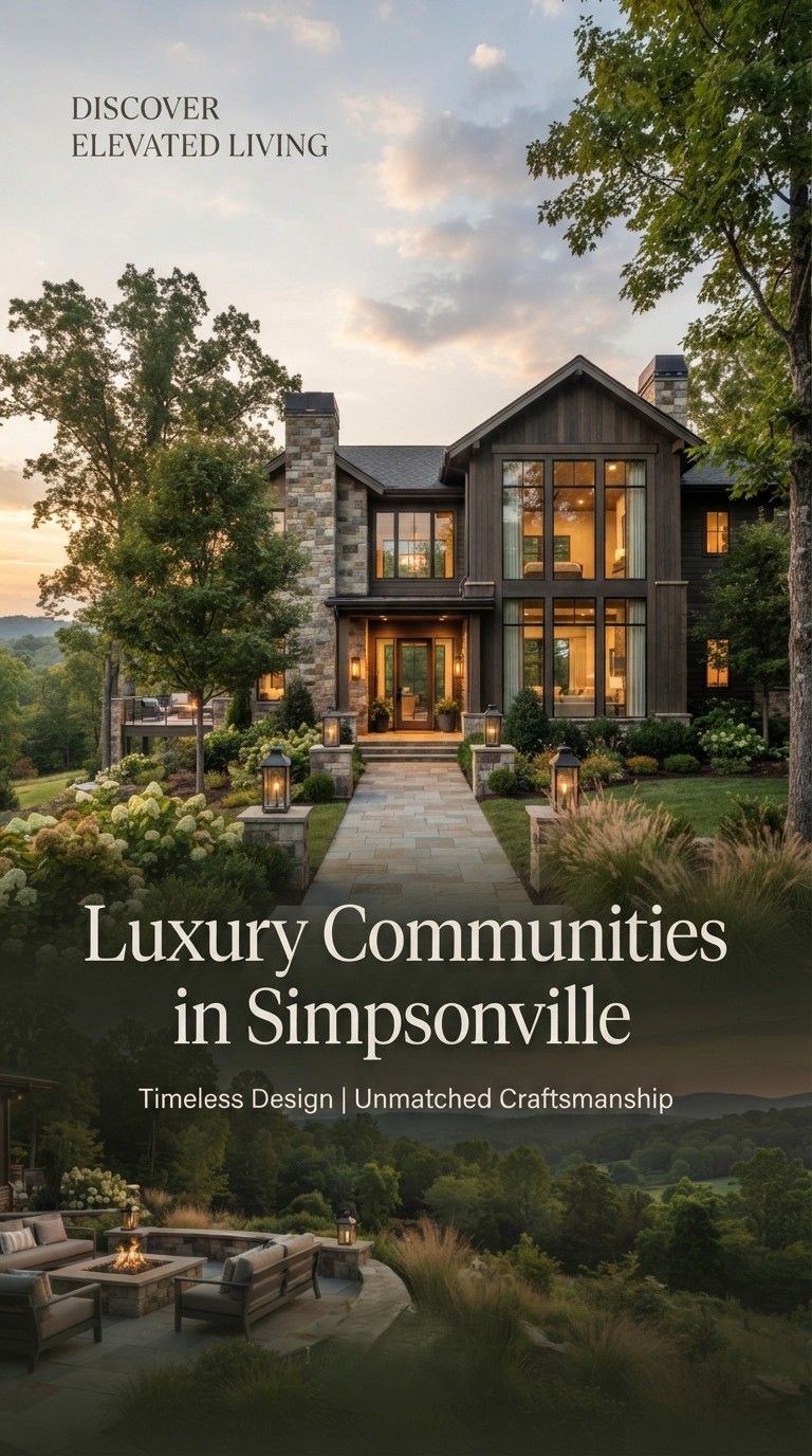 Luxury Communities in Simpsonville