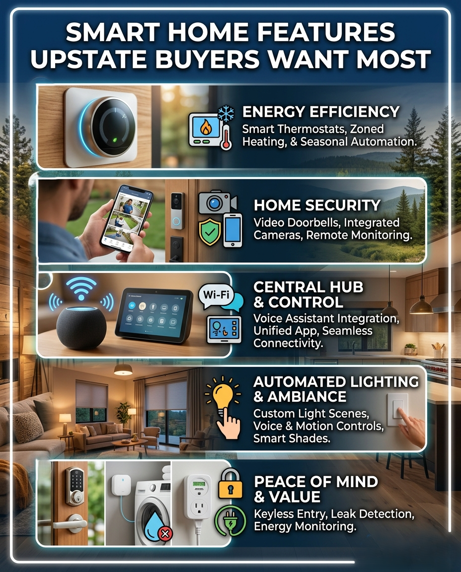 Smart Home Features Upstate Buyers Want Most
