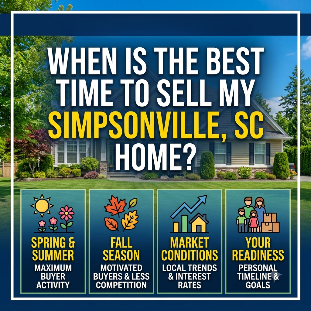 When Is the Best Time to Sell My Simpsonville, SC Home