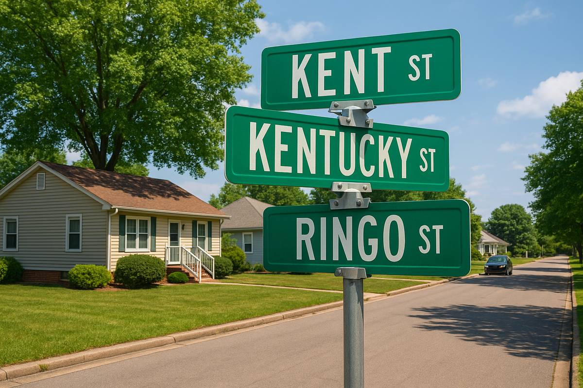 Kent, Kentucky, and Ringo Street