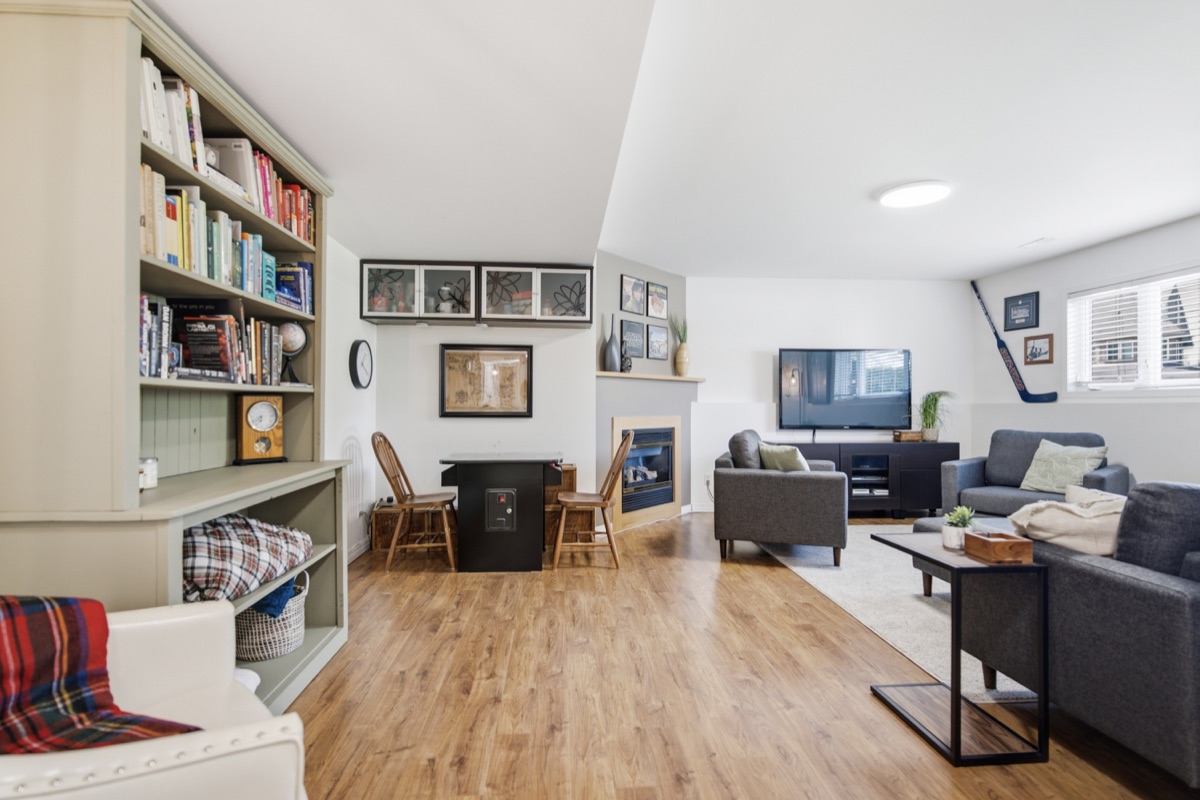 Lower-level family room at 649 Telstar Avenue, photo 28