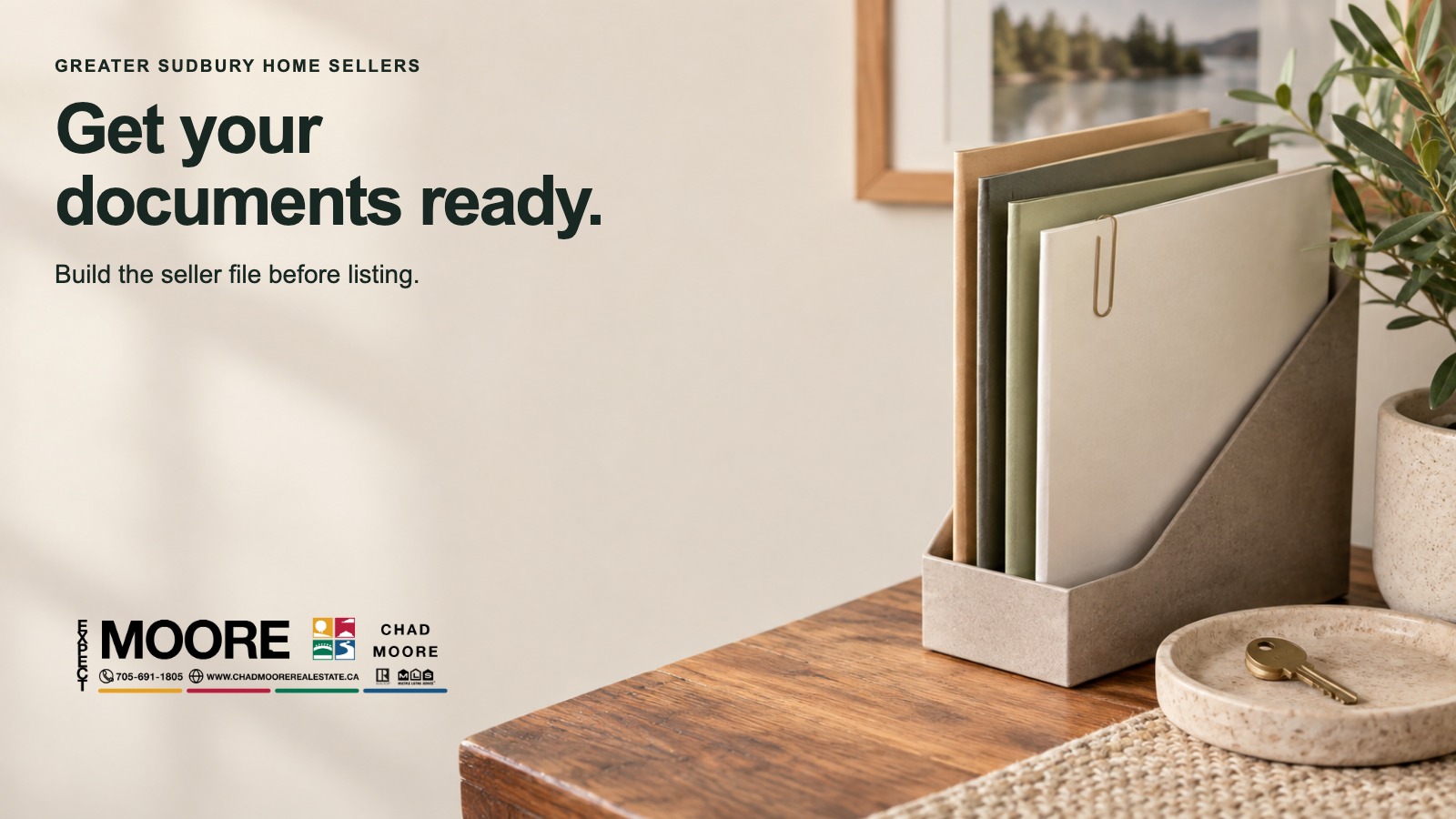 Build the Seller Document File Before Listing in Greater Sudbury