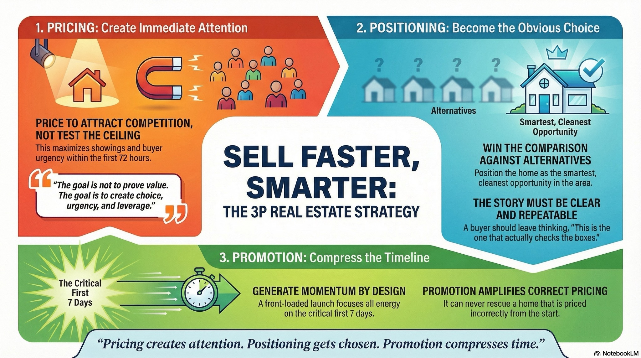 Sell Faster, Smarter: The 3P Real Estate Strategy &mdash; Pricing, Positioning, Promotion
