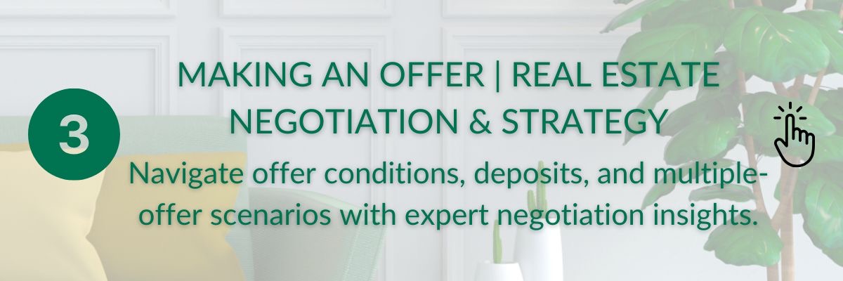 Making an Offer &mdash; pricing, conditions, deposits, and negotiation tactics for Greater Sudbury buyers.