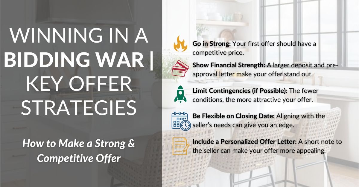 Bidding war strategy &mdash; how to prepare documents, manage competitive situations, and strengthen offers without unnecessary risk.