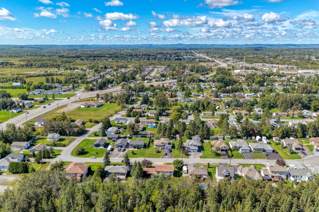 Wide aerial view of Chelmsford and the nearby neighbourhood