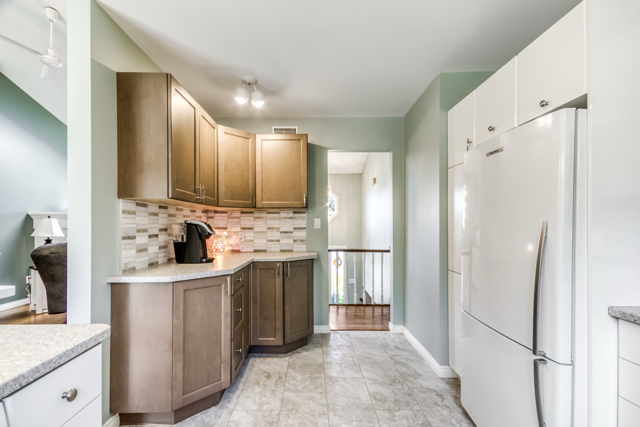 Additional kitchen cabinetry and counter space