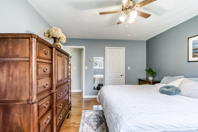 Another view of the primary bedroom
