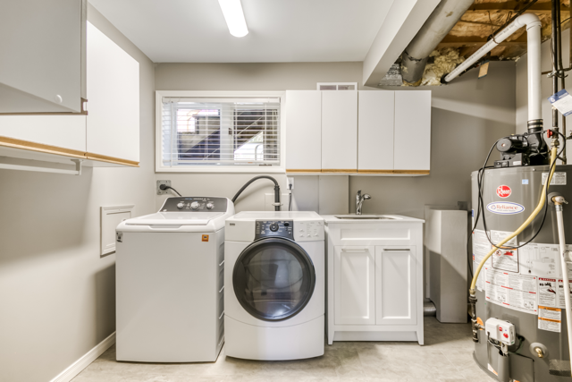 Laundry and utility area
