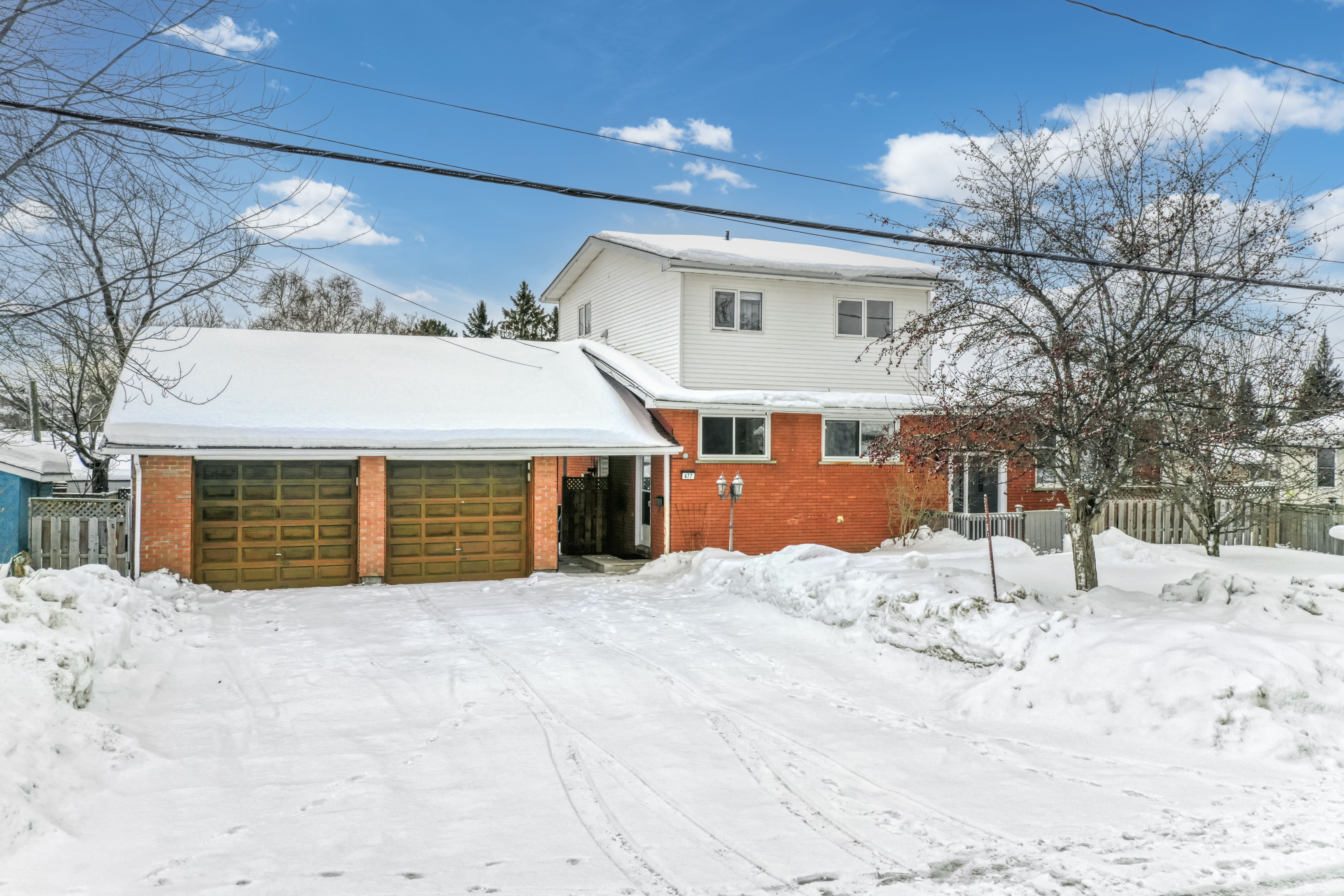 Winter exterior of 477 Main Street in New Sudbury
