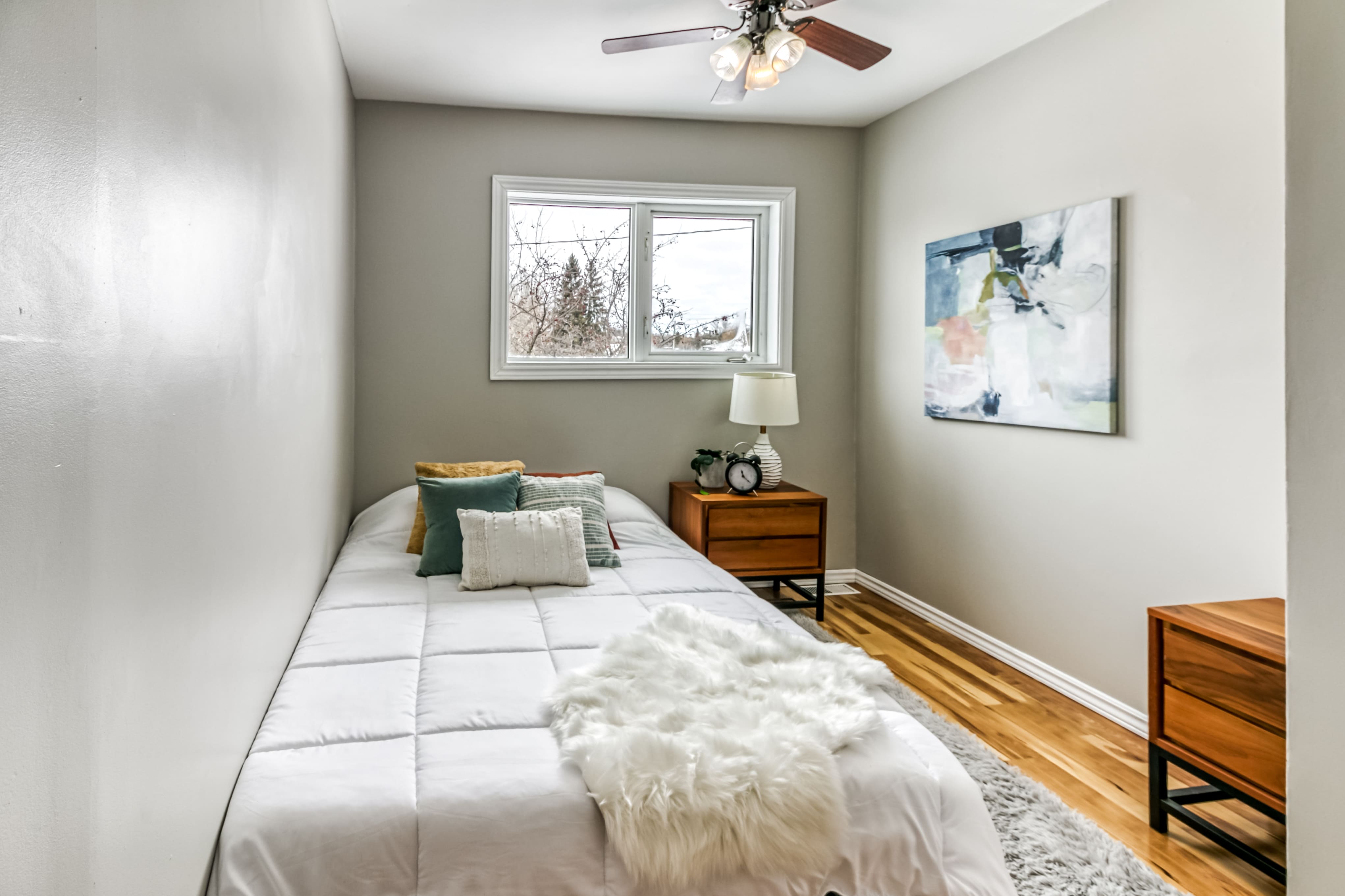 One of seven bedrooms at 477 Main Street
