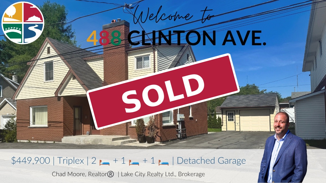 SOLD artwork for 488 Clinton Avenue: sold for $425,000; the printed $449,900 was the original asking price