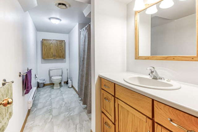 Lower bathroom in the main residence