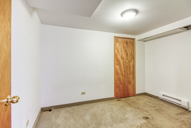 Storage and utility space in the main residence