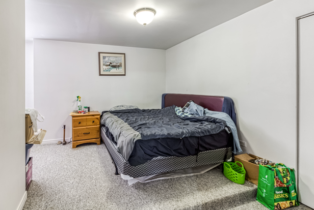 Bedroom in the upper apartment