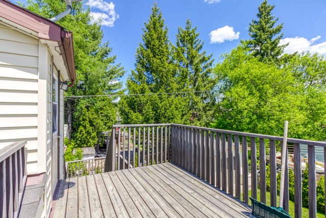 Rear deck at 488 Clinton Avenue