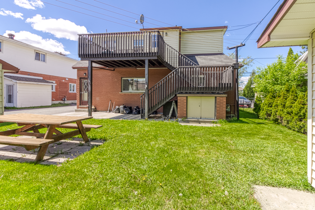 Detached garage and property exterior at 488 Clinton Avenue