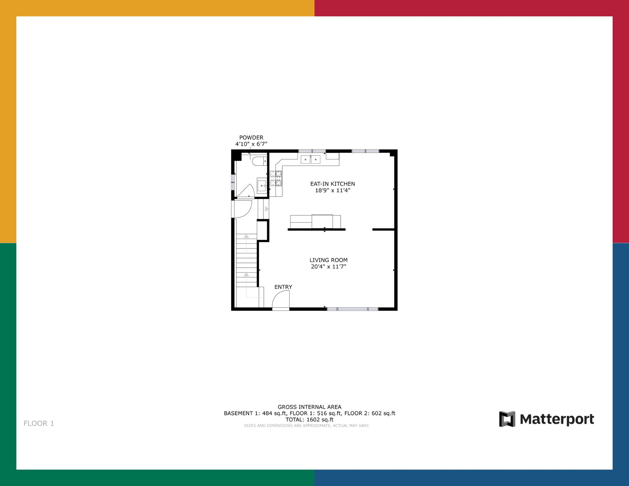 Measured floor plan 2 for 111 Pinellas Road