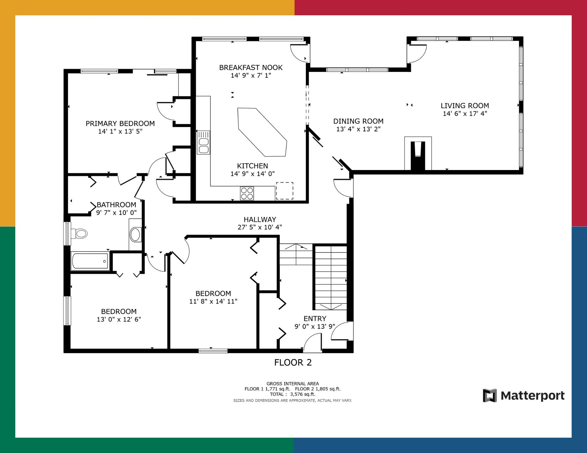 Measured floor plan 1 for 151G2 Beach Road
