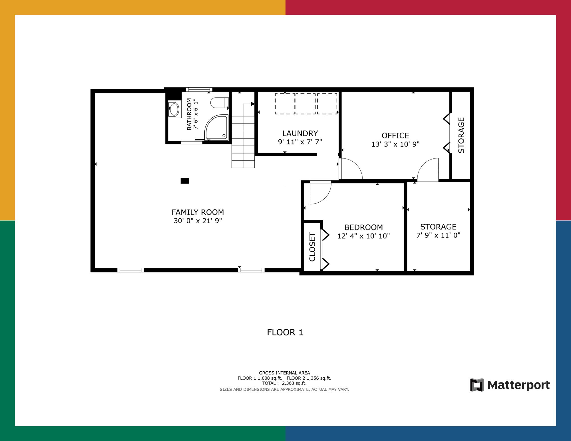 Measured floor plan 2 for 2023 St. Jean Baptiste Street