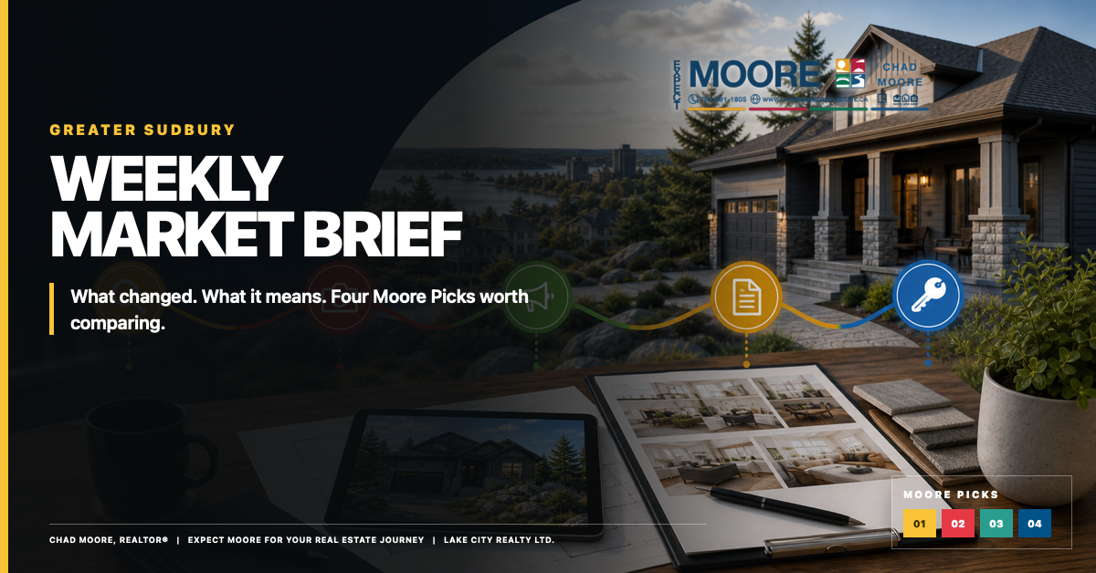Greater Sudbury Weekly Market Brief by Chad Moore