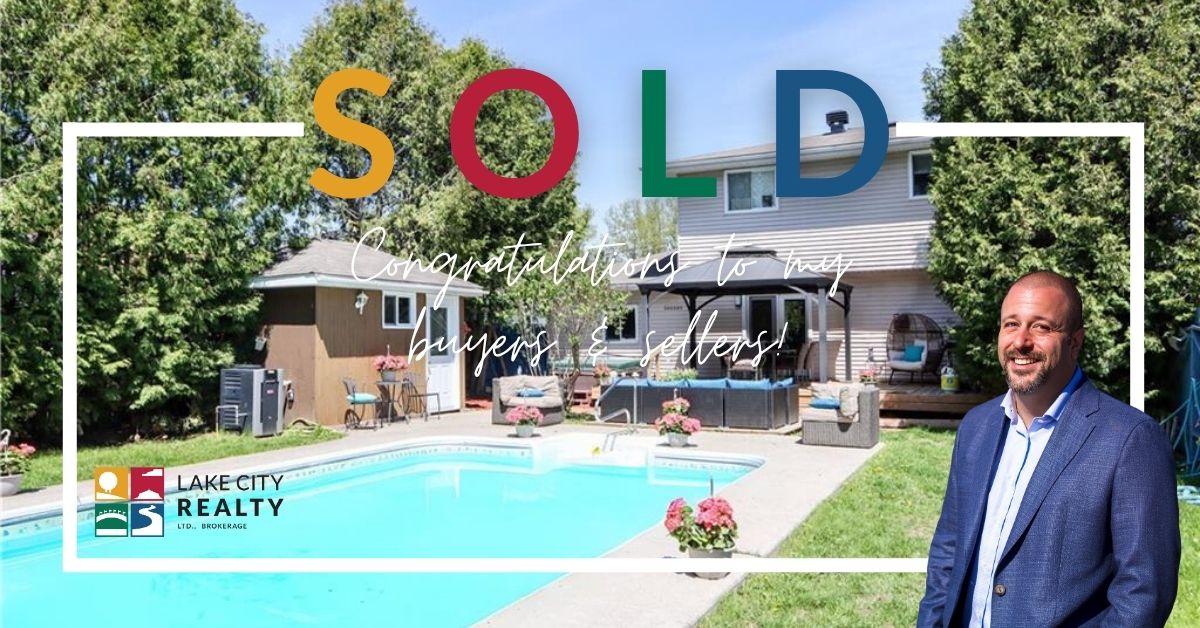 SOLD &mdash; Congratulations to my sellers at 4335 Elizabeth Crescent in Val Th&eacute;r&egrave;se.