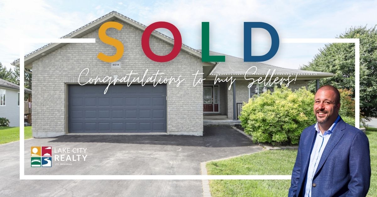 SOLD &mdash; Congratulations to my sellers at 4614 Beaudelaire Court in Val Therese, Greater Sudbury. Another successful result with Lake City Realty!