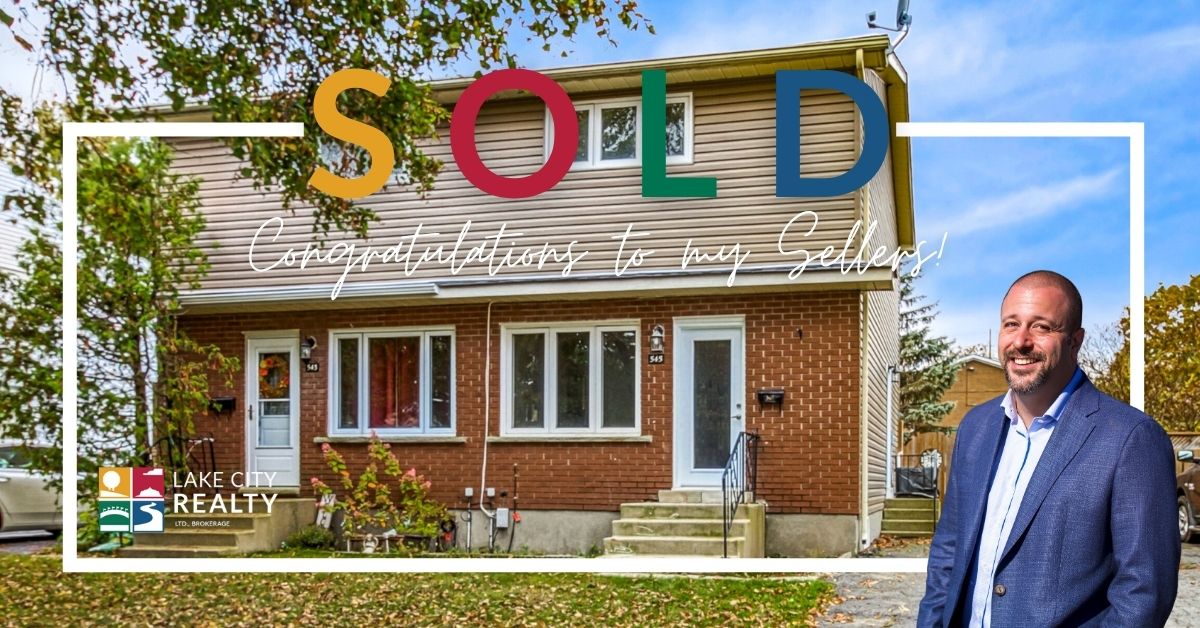 SOLD &ndash; Congratulations to my sellers at 545 Camelot Drive in Minnow Lake, Sudbury. Another smooth and successful sale with Lake City Realty!