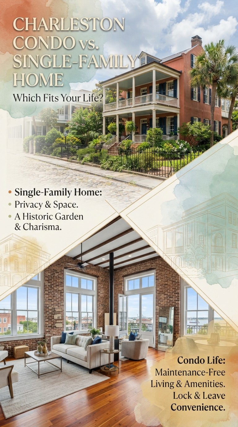 Charleston Condo vs. Single-Family Home Which Fits Your Life