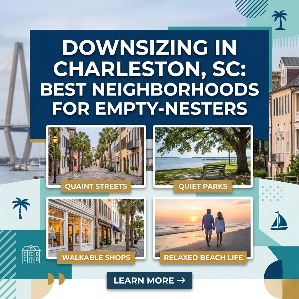 Downsizing in Charleston, SC Best Neighborhoods for Empty-Nesters