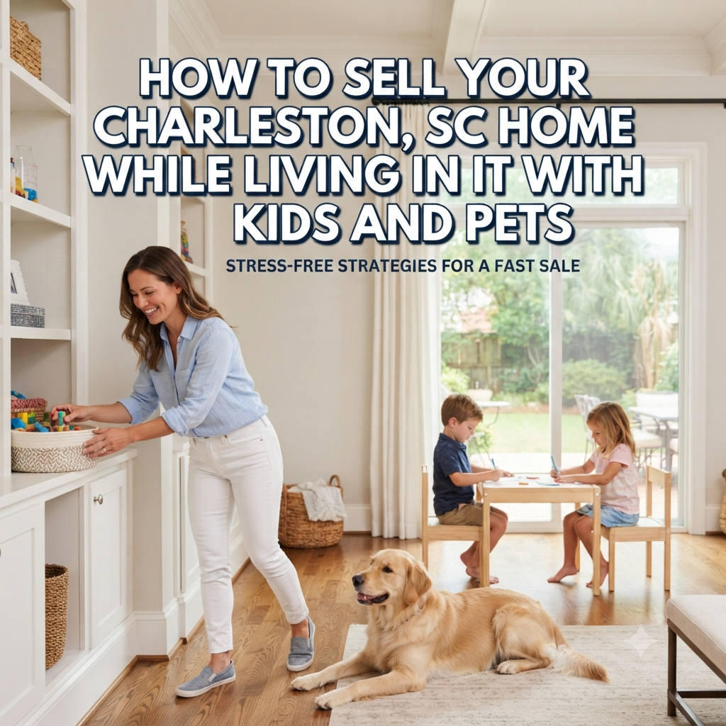 How to Sell Your Charleston, SC Home While Living in It with Kids and Pets