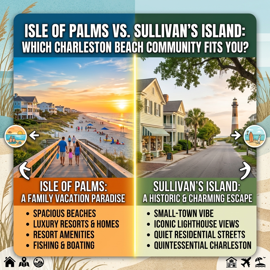 Isle of Palms vs. Sullivan's Island: Which Charleston Beach Community Fits You?