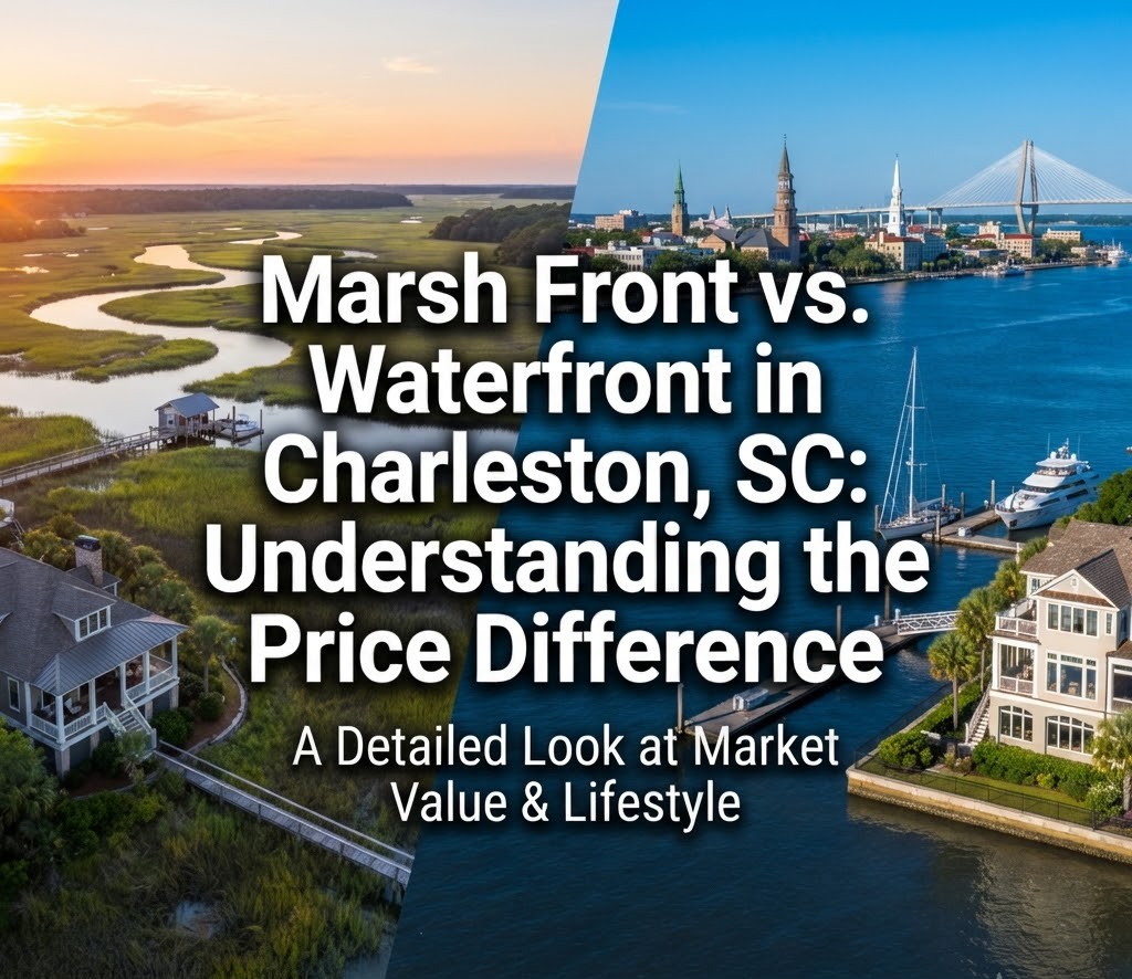 Marsh Front vs. Waterfront in Charleston, SC Understanding the Price Difference