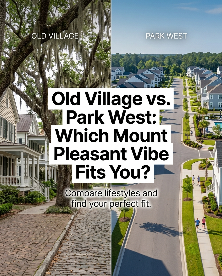 Old Village vs. Park West Which Mount Pleasant Vibe Fits You