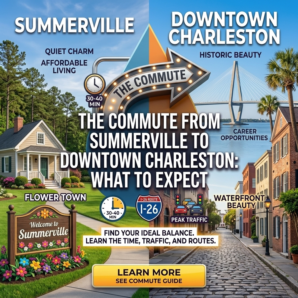 The Commute from Summerville to Downtown Charleston What to Expect