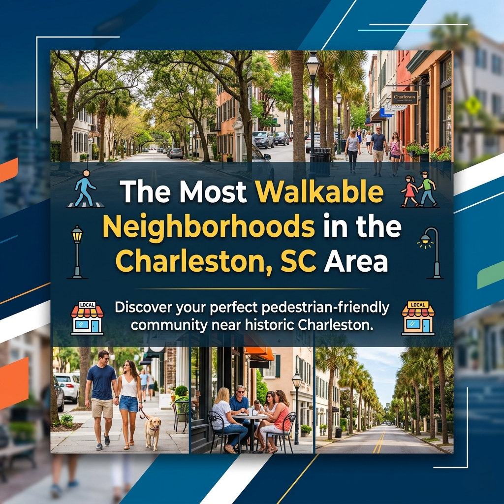 The Most Walkable Neighborhoods in the Charleston, SC Area