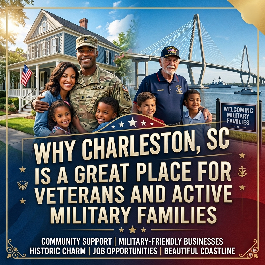 Why Charleston, SC Is a Great Place for Veterans and Active Military Families