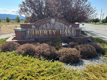 liberty lake sign