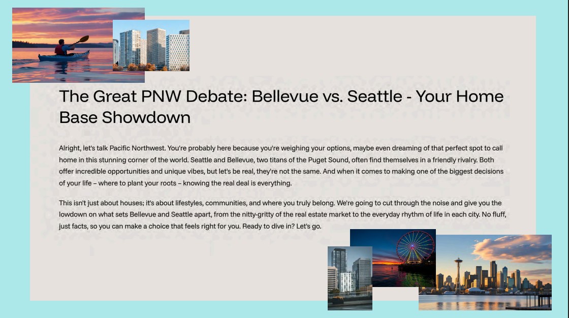 Seattle vs Bellevue