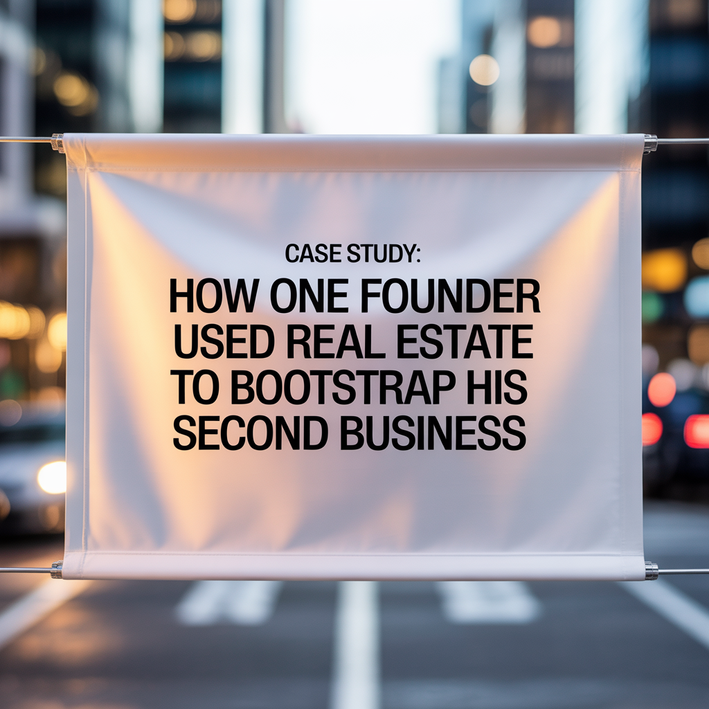 Case Study: How One Founder Used Real Estate to Bootstrap His Second ...