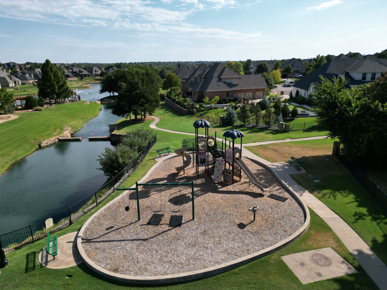 Neighborhood playground - Iron Horse Ranch of Edmond OK