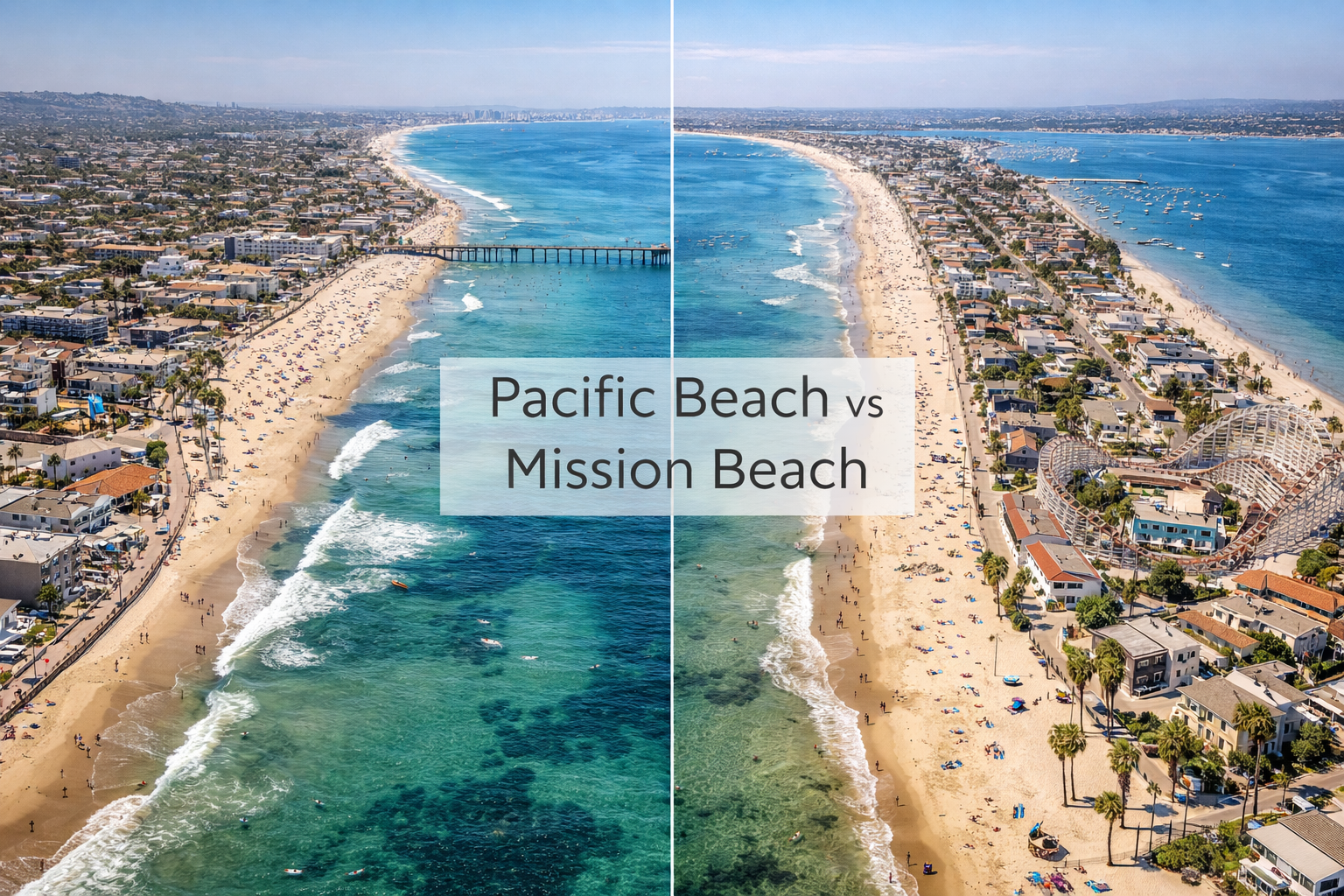 Coastal homes and beach lifestyle in Pacific Beach San Diego