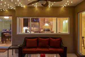 Great covered patio for entertaining!