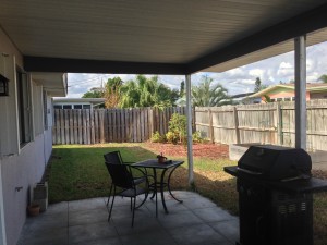 Covered rear porch, fully fenced yard!
