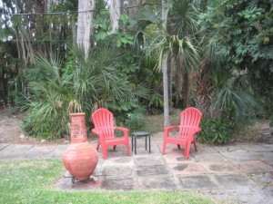 Private backyard!