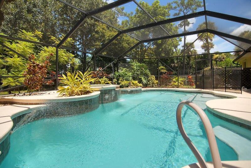 Beautiful screened lanai and pool