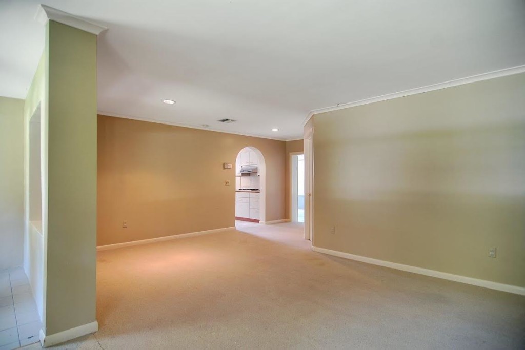 View from Living Room to Kitchen