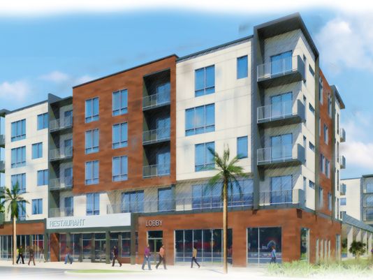 Artists rendering of Highline building to be constructed in downtown Melbourne (image from Florida Today)